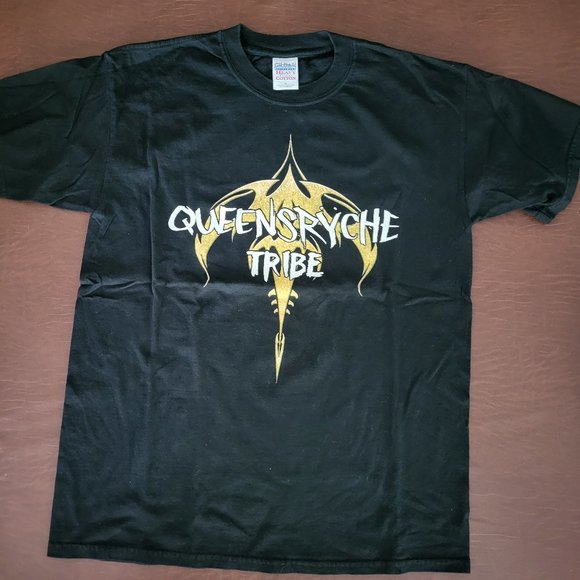 Vintage Queensryche 2003 "Tribe" Tour Double Sided Concert T Shirt Men's Medium - Picture 1 of 5